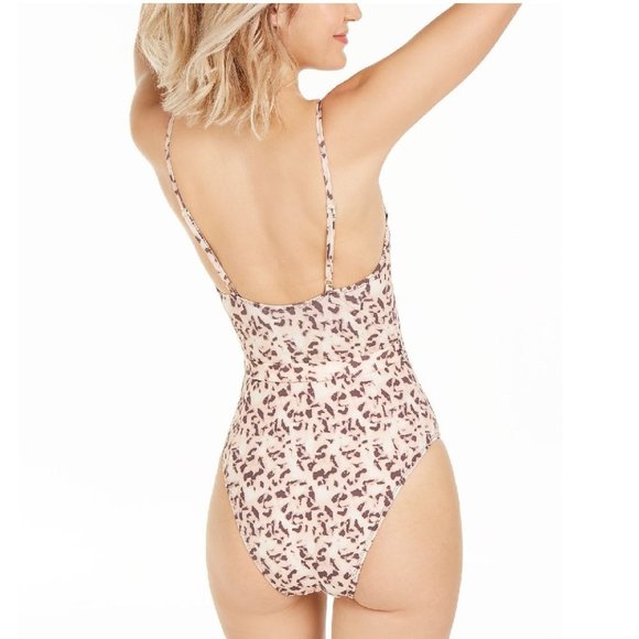 Weworewhat Tortoiseshell Printed Danielle Swimsuit - Picture 2 of 8